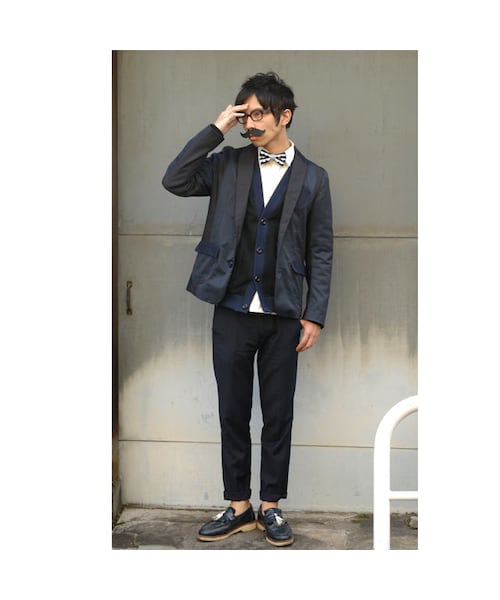 NIRAME.CO(ニラメッコ)の「滑り台ショールカラーじゃけっと(テーラードジャケット・メンズ・その他)」の4枚目の写真