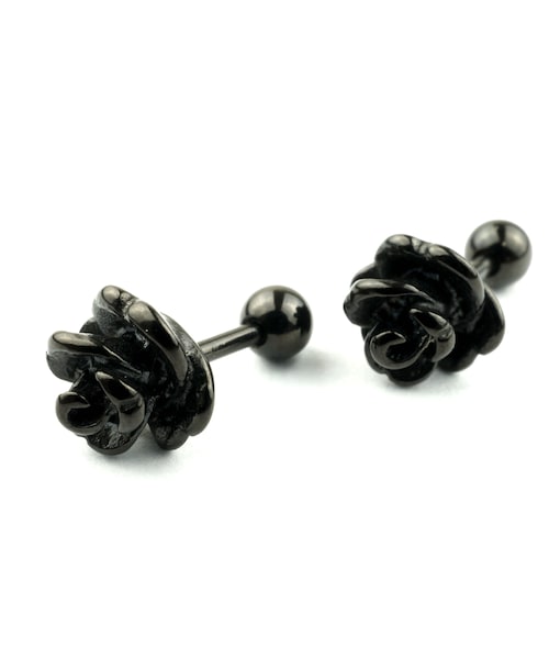 no brand（ノーブランド）の「両耳用（2個セット） ローズ 薔薇