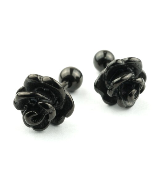 no brand（ノーブランド）の「両耳用（2個セット） ローズ 薔薇