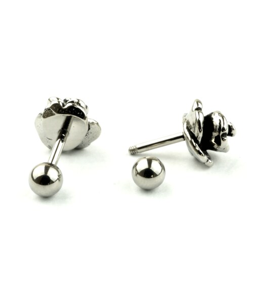 no brand（ノーブランド）の「両耳用（2個セット） ローズ 薔薇