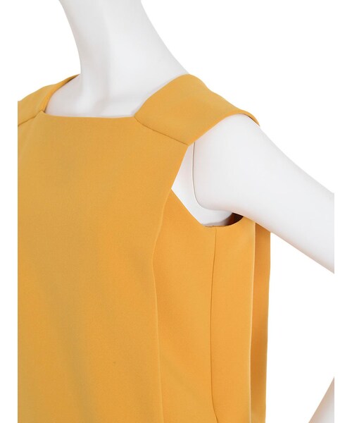 LAGUNAMOON（ラグナムーン）の「BOXラップワンピース（ワンピース/ドレス・レディース・ホワイト/ブラック/マスタード）」の10枚目の写真