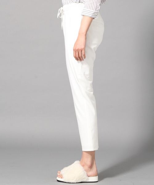 BLISS POINT（ブリスポイント）の「E/PUイージートラウザー（パンツ・レディース・ホワイト/ブラック/ピンク/ベージュ/カーキ・M/L）」の7枚目の写真