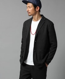 BLISS POINT | ニットソーテーラードジャケット(ジャケット/アウター)