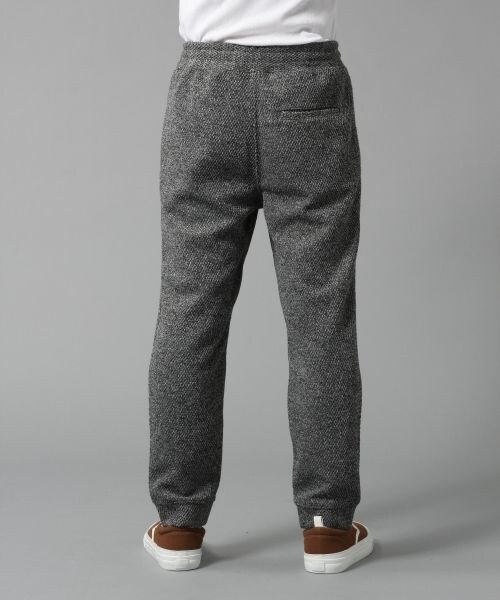 BLISS POINT(ブリスポイント)の「ニットソーイージーパンツ(パンツ・メンズ・ブラック/杢グレー・M/L)」の4枚目の写真