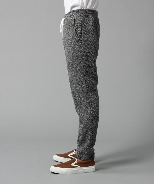 BLISS POINT(ブリスポイント)の「ニットソーイージーパンツ(パンツ・メンズ・ブラック/杢グレー・M/L)」の3枚目の写真