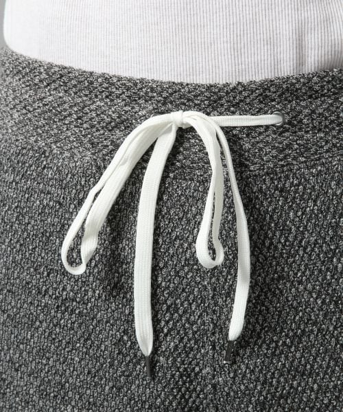 BLISS POINT(ブリスポイント)の「ニットソーイージーパンツ(パンツ・メンズ・ブラック/杢グレー・M/L)」の5枚目の写真