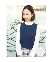 F i.n.t | アラン編みニットベスト/F i.n.t(ベスト)