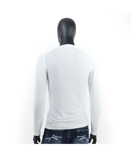 CALL&RESPONSE（コールアンドレスポンス）の「パイピングＶネック長袖ＴＥＥ 　/ 161-1321-02（Tシャツ/カットソー・メンズ・その他）」の2枚目の写真