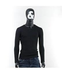 CALL&RESPONSE | ケーブルVネック長袖ＴＥＥ　/ 161-1321-01(Tシャツ/カットソー)