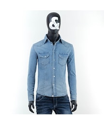 CALL&RESPONSE | ステッチデニムシャツ　161-1211-02(シャツ/ブラウス)