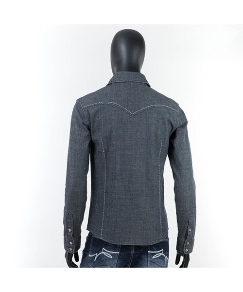 CALL&RESPONSE(コールアンドレスポンス)の「ステッチデニムシャツ / 161-1211-02(シャツ/ブラウス・メンズ・その他)」の2枚目の写真