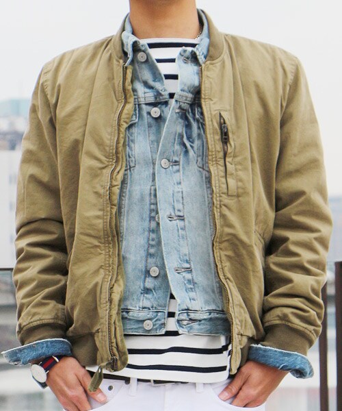 GAP（ギャップ）の「ボンバージャケット（ブルゾン）」 - WEAR