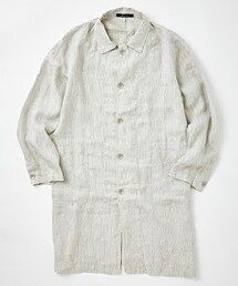 Johnbull Private labo | リネンイージーコート(ステンカラーコート)