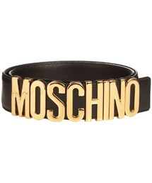 MOSCHINO | MOSCHINO Lettering leather belt(ベルト)