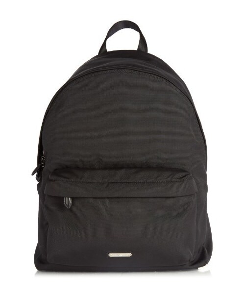 GIVENCHY（ジバンシイ）の「GIVENCHY Leather-trim canvas backpack（バックパック/リュック）」 - WEAR