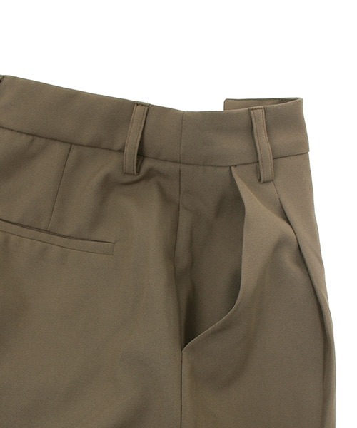 RANDA(ランダ)の「ストレッチワイドストレートパンツ(パンツ・レディース・カーキ/ブラック・0/1/2)」の8枚目の写真