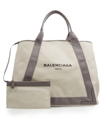 BALENCIAGA | BALENCIAGA Ligne Cabas M cotton-canvas shopper(トートバッグ)