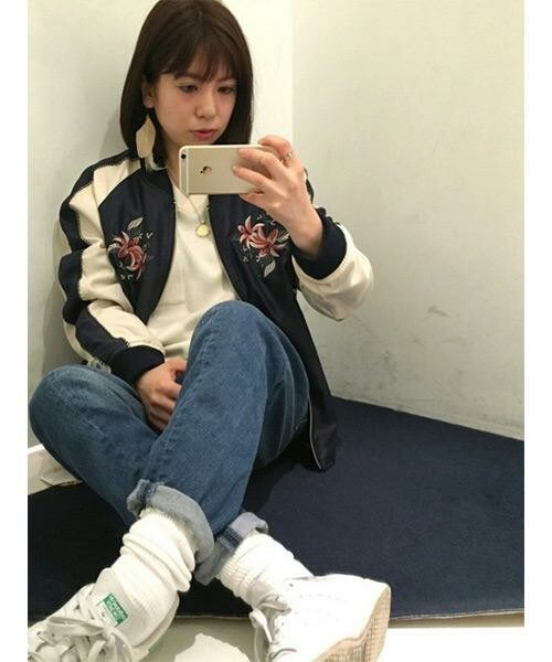 DOUBLE NAME（ダブルネーム）の「リバーシブルスカジャン（）」 - WEAR