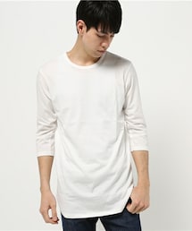 UNION STATION | UネックロングTシャツ(Tシャツ/カットソー)