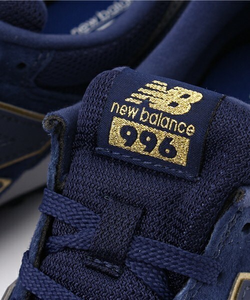NEW BALANCE(ニューバランス)の「ウィメンズ ニューバランス グレー ネイビー new balance WR996 HA HC(スニーカー・レディース・ベージュ/ネイビー・22.5cm/23cm/23.5cm/24cm/24.5cm)」の8枚目の写真
