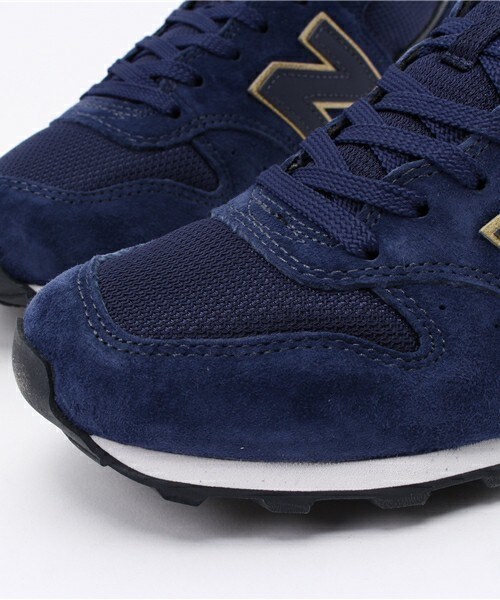 NEW BALANCE(ニューバランス)の「ウィメンズ ニューバランス グレー ネイビー new balance WR996 HA HC(スニーカー・レディース・ベージュ/ネイビー・22.5cm/23cm/23.5cm/24cm/24.5cm)」の6枚目の写真