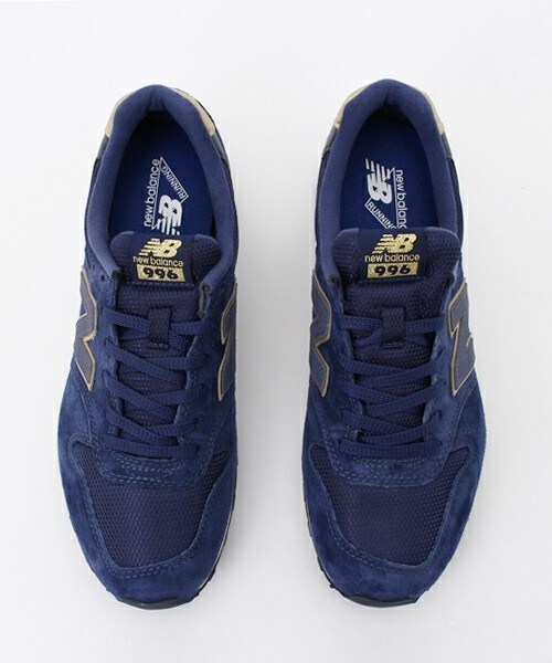 NEW BALANCE(ニューバランス)の「ウィメンズ ニューバランス グレー ネイビー new balance WR996 HA HC(スニーカー・レディース・ベージュ/ネイビー・22.5cm/23cm/23.5cm/24cm/24.5cm)」の10枚目の写真