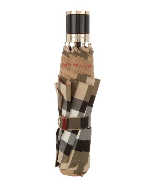BURBERRY(バーバリー)の「BURBERRY PRORSUM Check-print collapsible umbrella(長傘・レディース・Beige・ONE SIZE)」の1枚目の写真