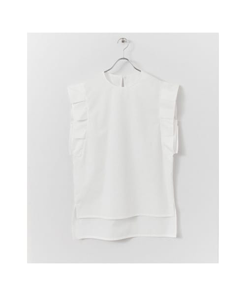 KBF（ケイビーエフ）の「【予約】BIGプリーツチュニック（トップス・レディース・PINK/WHITE/KHAKI/BLACK・one）」の2枚目の写真