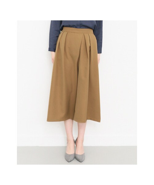 KBF（ケイビーエフ）の「KBF+ ボリュームガウチョパンツ（パンツ・レディース・BEIGE/OFF/BLACK・one）」の10枚目の写真