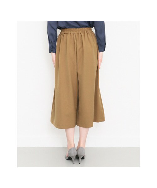 KBF（ケイビーエフ）の「KBF+ ボリュームガウチョパンツ（パンツ・レディース・BEIGE/OFF/BLACK・one）」の12枚目の写真