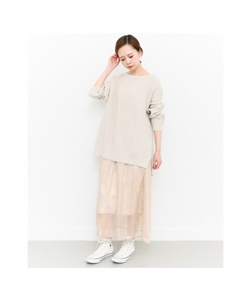 KBF(ケイビーエフ)の「オーロラマキシスカート(スカート・レディース・CHARCOAL/MINT/L.GRAY・one)」の5枚目の写真