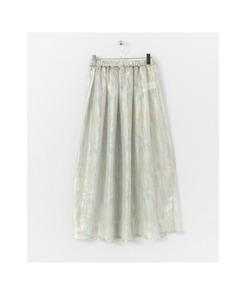 KBF(ケイビーエフ)の「オーロラマキシスカート(スカート・レディース・CHARCOAL/MINT/L.GRAY・one)」の15枚目の写真