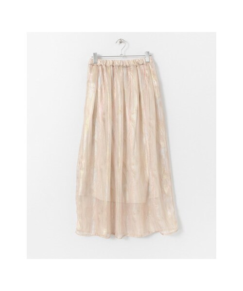 KBF(ケイビーエフ)の「オーロラマキシスカート(スカート・レディース・CHARCOAL/MINT/L.GRAY・one)」の2枚目の写真