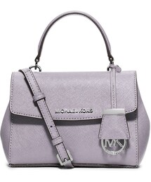 MICHAEL KORS | MICHAEL Michael Kors Ava Extra-Small Saffiano Leather Satchel Bag, Lilac(ショルダーバッグ)