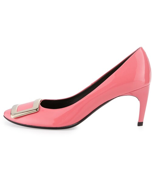 Roger Vivier(ロジェヴィヴィエ)の「Roger Vivier Belle de Nuit Patent Pump, Pink(パンプス・レディース・Pink・5B/5 1/2 B/6 1/2 B/7B/7 1/2 B/9 1/2 B/8B)」の3枚目の写真