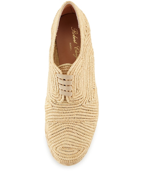 Robert Clergerie（ロベールクレジュリー）の「Robert Clergerie Pinto Flatform Lace-Up Shoe, Natural（その他シューズ・レディース・Beige・6B/6 1/2 B/7B/7 1/2 B/8B/8 1/2B/9B/9 1/2B/10B/10 1/2B/11B）」の3枚目の写真