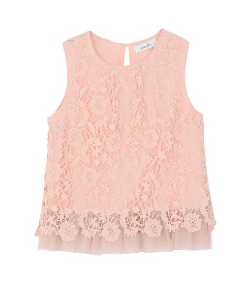 dazzlin(ダズリン)の「【se】3Dレースタックブラウス(トップス・レディース・オフホワイト/グレー/オレンジ・S/M)」の3枚目の写真