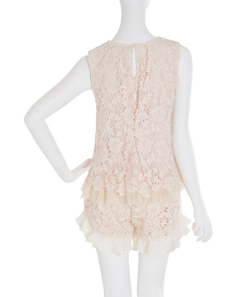 dazzlin(ダズリン)の「【se】3Dレースタックブラウス(トップス・レディース・オフホワイト/グレー/オレンジ・S/M)」の10枚目の写真