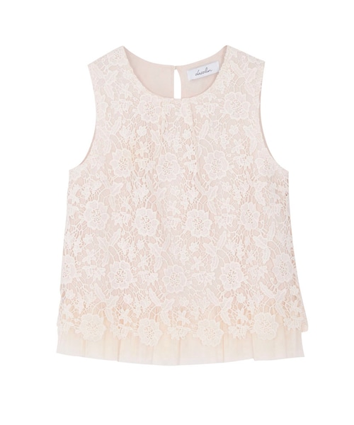 dazzlin(ダズリン)の「【se】3Dレースタックブラウス(トップス・レディース・オフホワイト/グレー/オレンジ・S/M)」の1枚目の写真