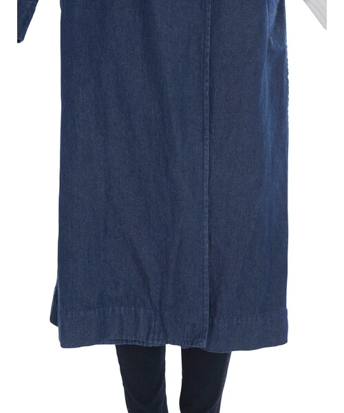 EMODA(エモダ)の「DENIMトレンチコート(ジャケット/アウター・レディース・アイスブルー/インディゴ・F)」の13枚目の写真