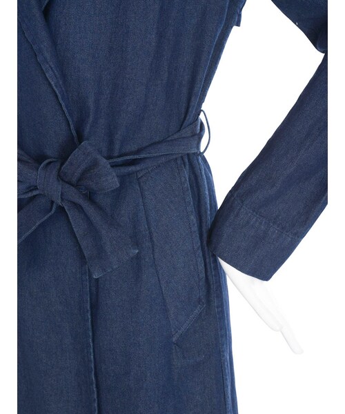 EMODA(エモダ)の「DENIMトレンチコート(ジャケット/アウター・レディース・アイスブルー/インディゴ・F)」の14枚目の写真