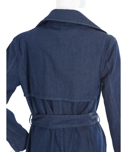 EMODA(エモダ)の「DENIMトレンチコート(ジャケット/アウター・レディース・アイスブルー/インディゴ・F)」の8枚目の写真