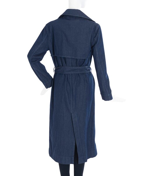 EMODA(エモダ)の「DENIMトレンチコート(ジャケット/アウター・レディース・アイスブルー/インディゴ・F)」の7枚目の写真