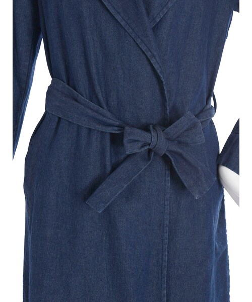 EMODA(エモダ)の「DENIMトレンチコート(ジャケット/アウター・レディース・アイスブルー/インディゴ・F)」の11枚目の写真