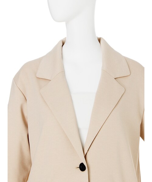 MURUA(ムルーア)の「【MODE】ワイドラペルチェスターコート(ジャケット/アウター・レディース・グレー/ブラック/ベージュ・F)」の11枚目の写真