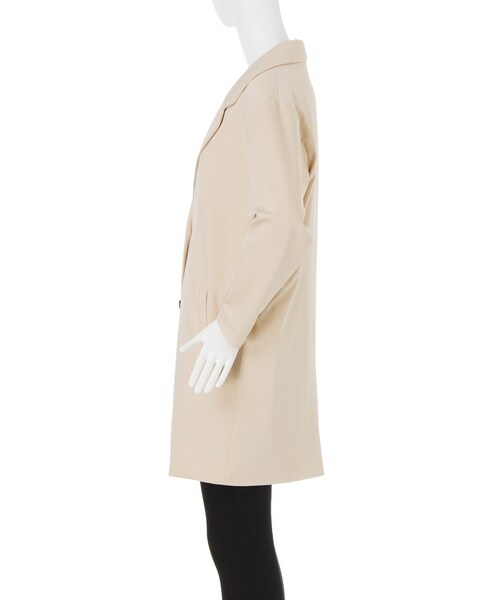 MURUA(ムルーア)の「【MODE】ワイドラペルチェスターコート(ジャケット/アウター・レディース・グレー/ブラック/ベージュ・F)」の9枚目の写真