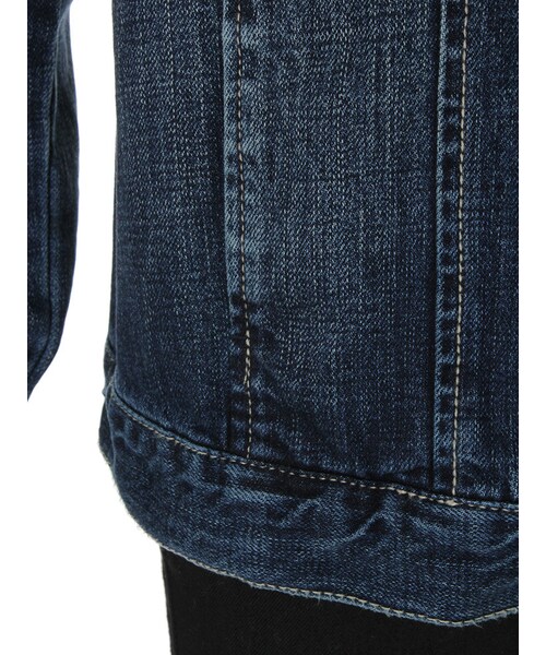 MURUA(ムルーア)の「【CASUAL】ダメージBasicルーズGジャン(ジャケット/アウター・レディース・ブルー/アイスブルー・1/2)」の9枚目の写真