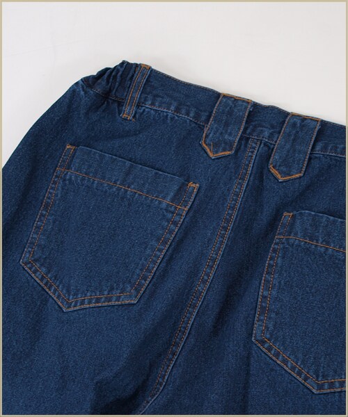 paravion（パラビオン）の「切替デニムパンツ３（パンツ・レディース・オフ/ブルー/デニム・ワンサイズ）」の7枚目の写真