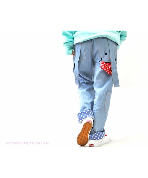 UP!SMILE デニム Lサイズ UPSMILEアップスマイル3Dデニムパンツ メンズ レディース B149