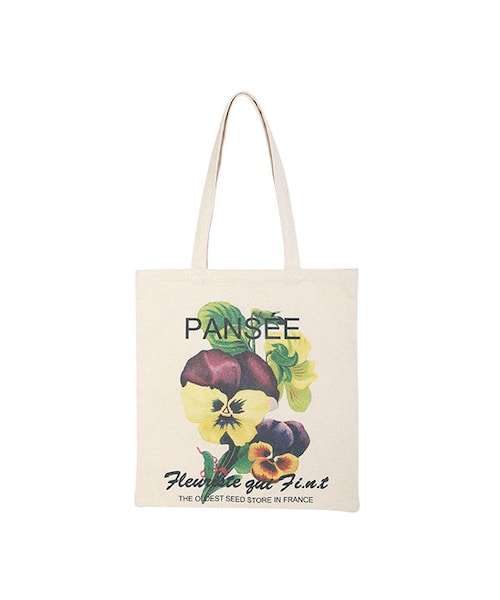 F i.n.t(フィント)の「ボタニカルシードプリントトート/F i.n.t(トートバッグ・レディース・その他)」の2枚目の写真
